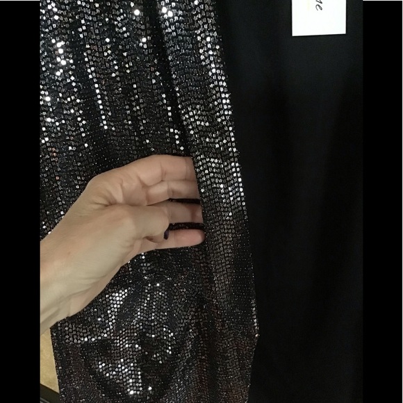 C by One Black and Sequins 3/4 Sleeve Blazer Size medium - Picture 14 of 16